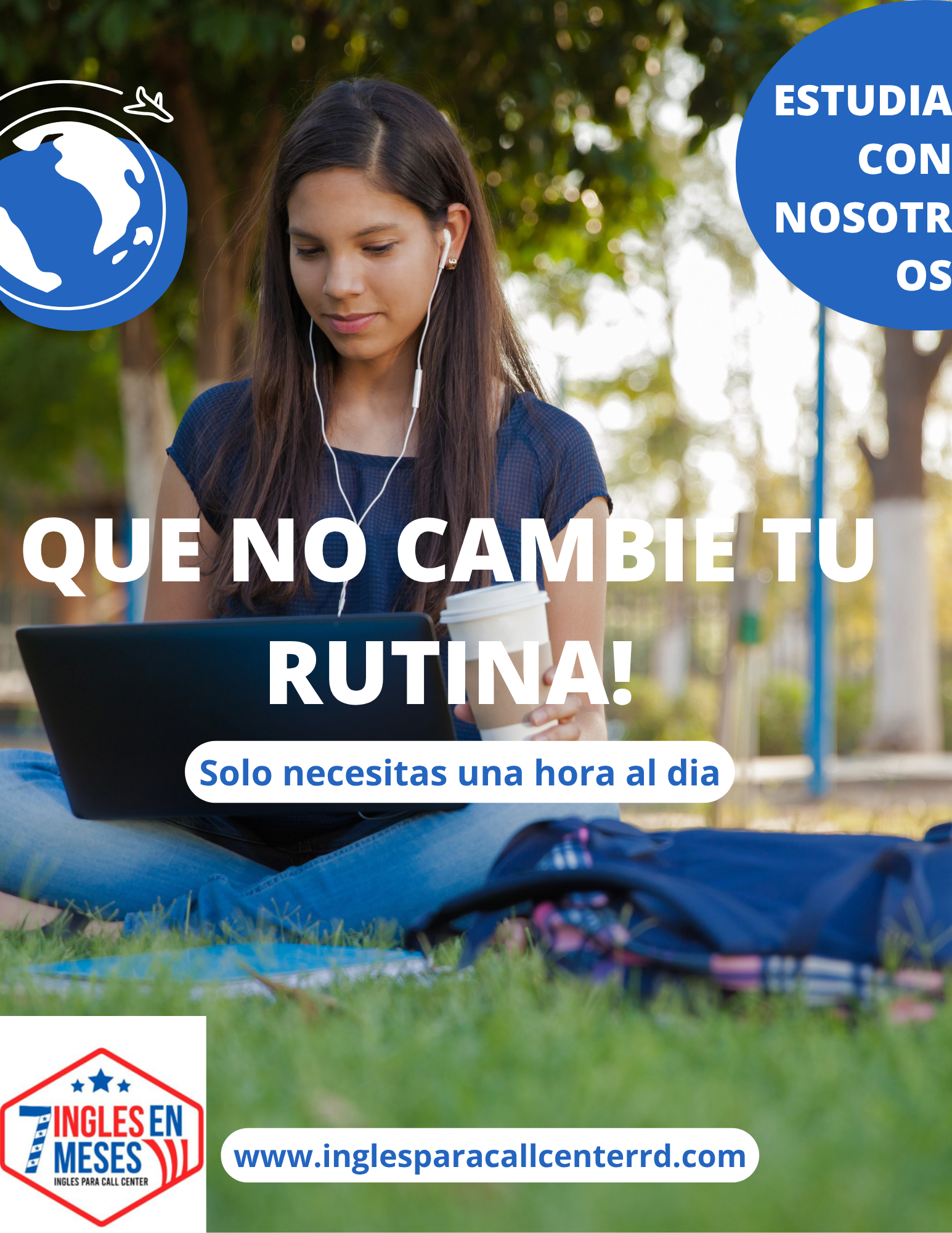 Blue Simple Travel Flyer